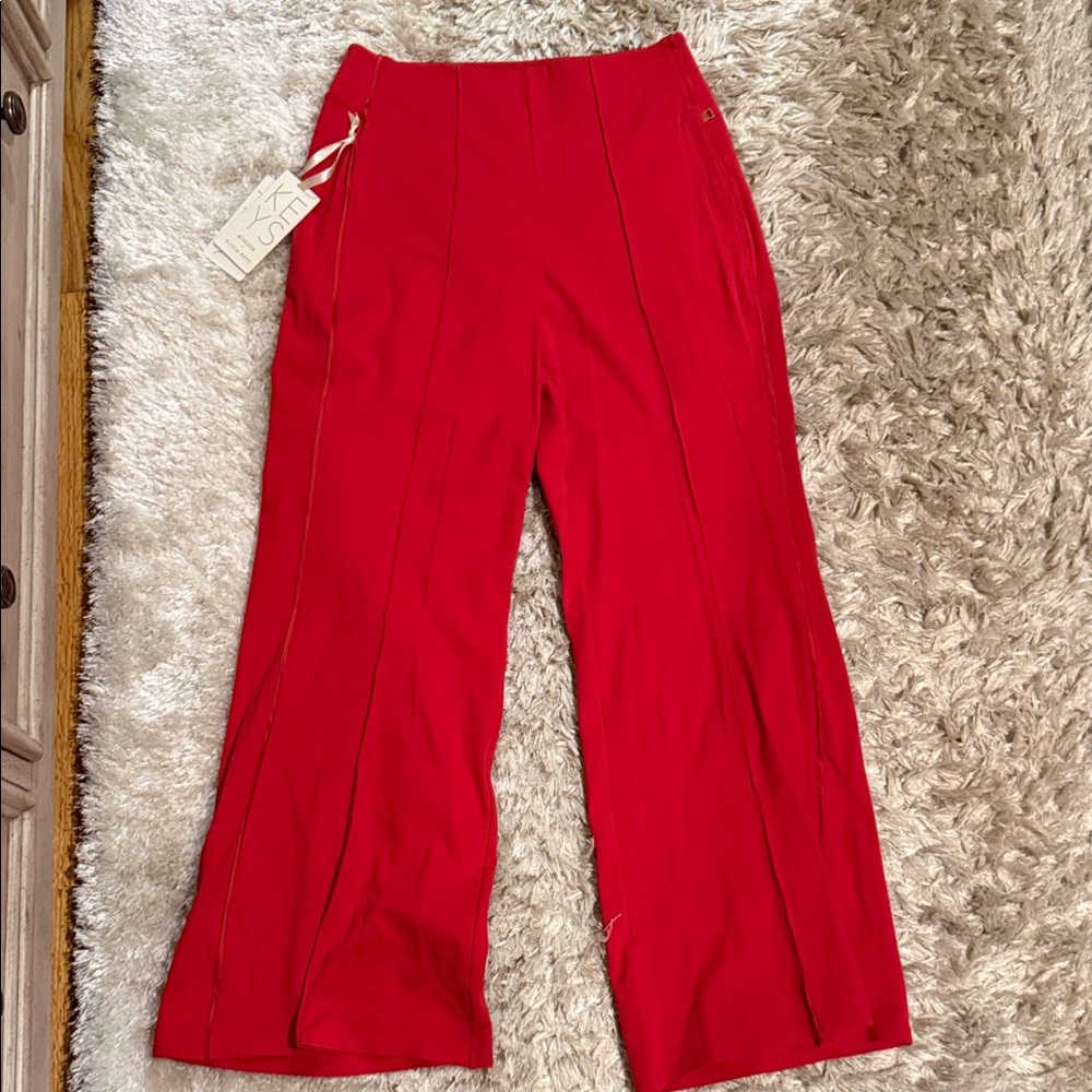 Athleta Keys Limitless Red Wide Leg Pant - Picture 6 of 6